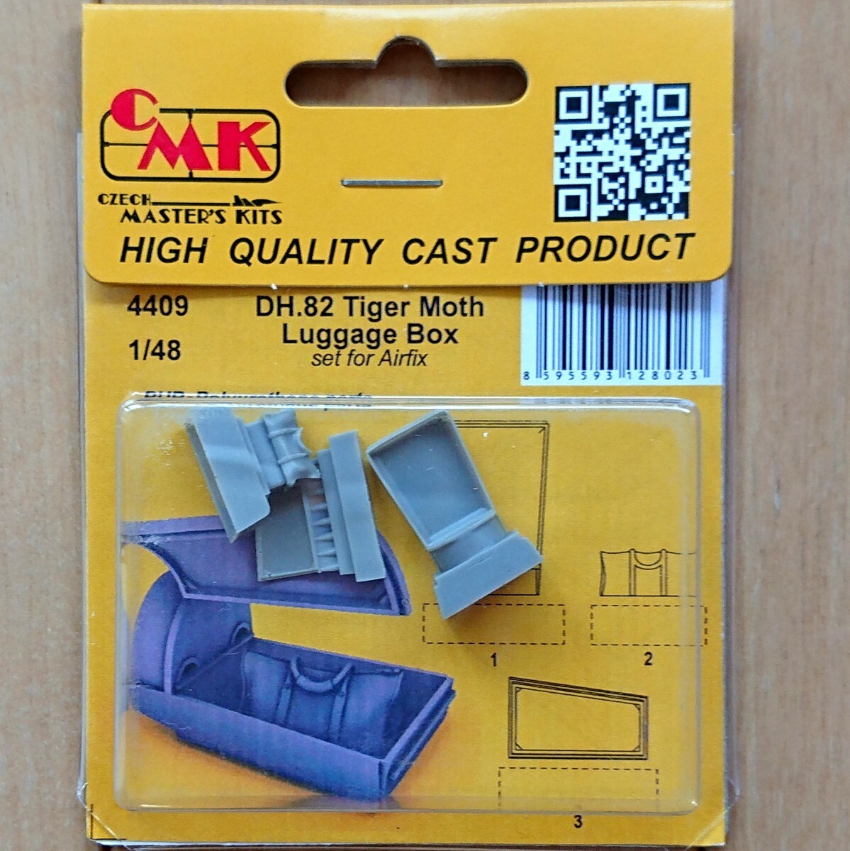 【新品、未組立】CMK No.4409 1/48 DH.82 Tiger Moth タイガー・モス Luggage Box set ディティールセット エアフィックス用拍卖