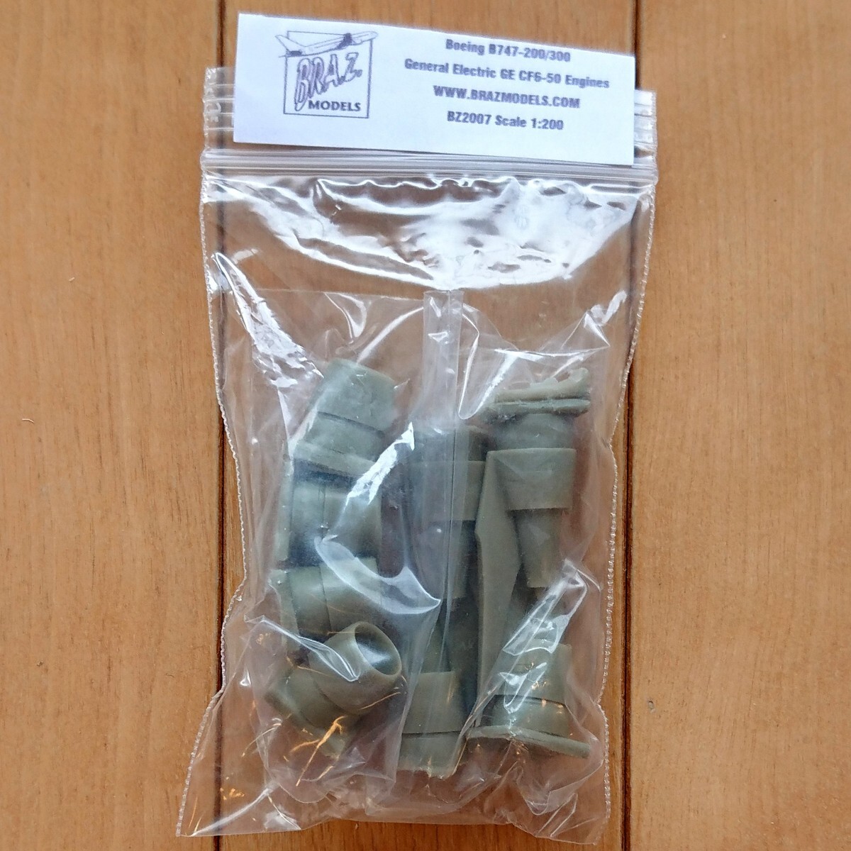 【新品、未開封】Bra.Z Models BZ2007 1/200 Boeing ボーイング B747-200/300 GE CF6-50 Engines エンジンパーツセット ⑩ ハセガワ用拍卖