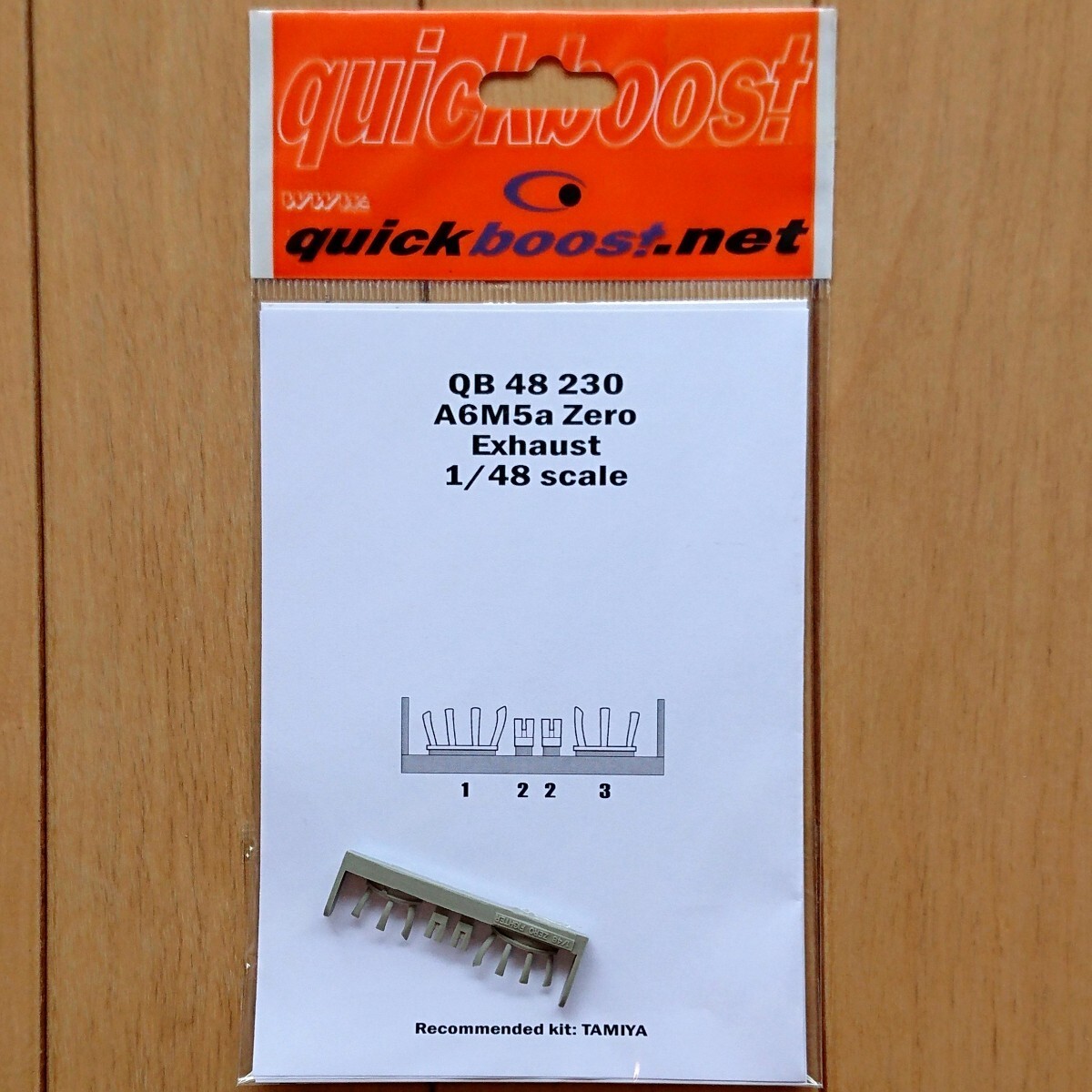 【新品、未開封】quickboost QB48-230 1/48 三菱 A6M5a 零式艦上戦闘機 五二型甲 エンジン排気管 レジン製コンバージョンパーツ タミヤ用拍卖