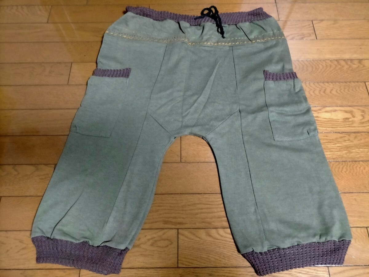 GROOVY GRUPIE パンツ 半ズボン 7部丈 ハーフパンツ カーキ パンツ拍卖