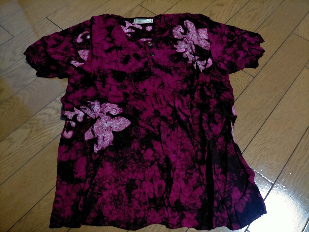 BATIK BALI INDONESIA ANAK ANAK トップス 半袖 チュニック拍卖