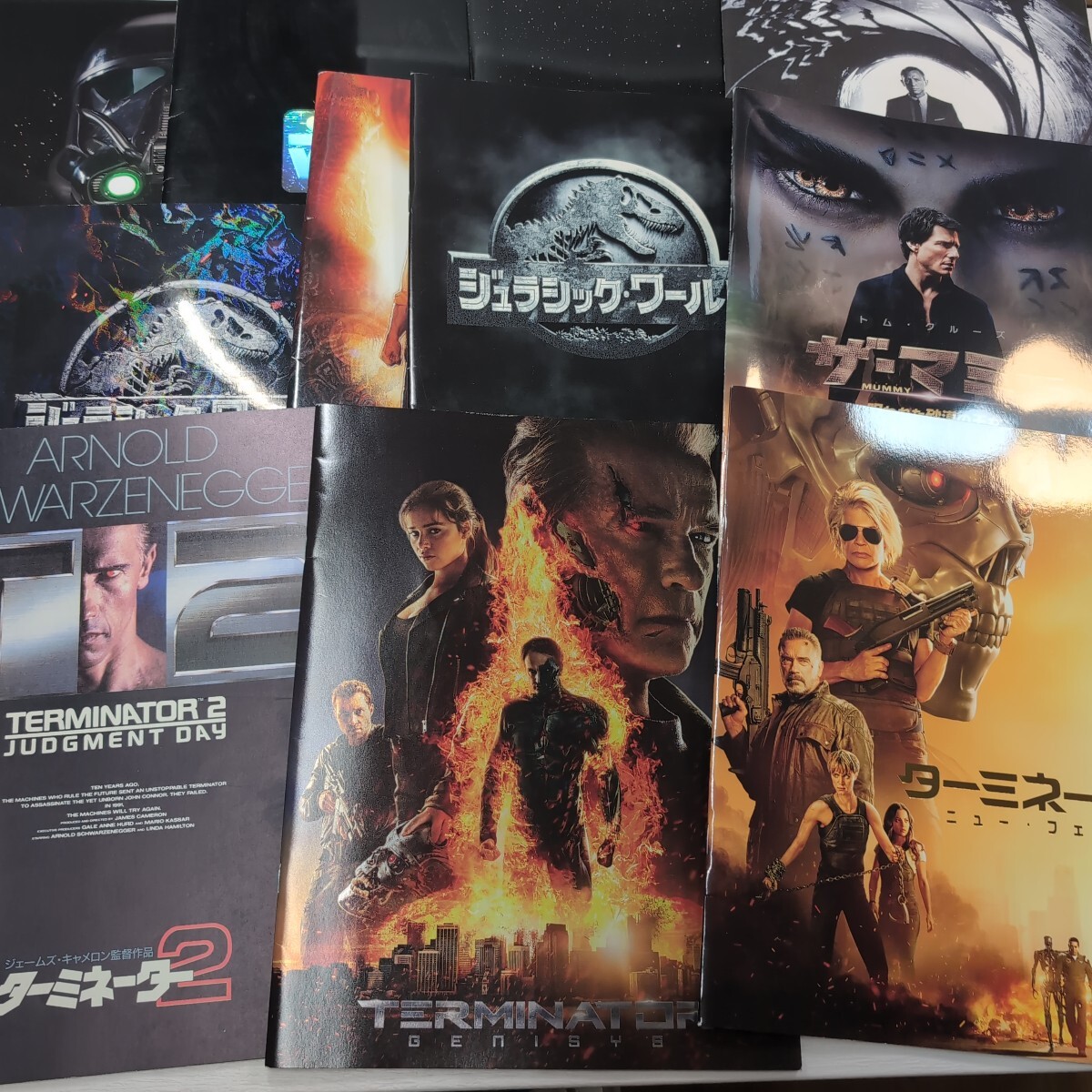スターウォーズ 他 映画 パンフレット全11冊 ターミネーター ジュラシックワールド インディジョーンズ 007スカイフォール ザマミー拍卖