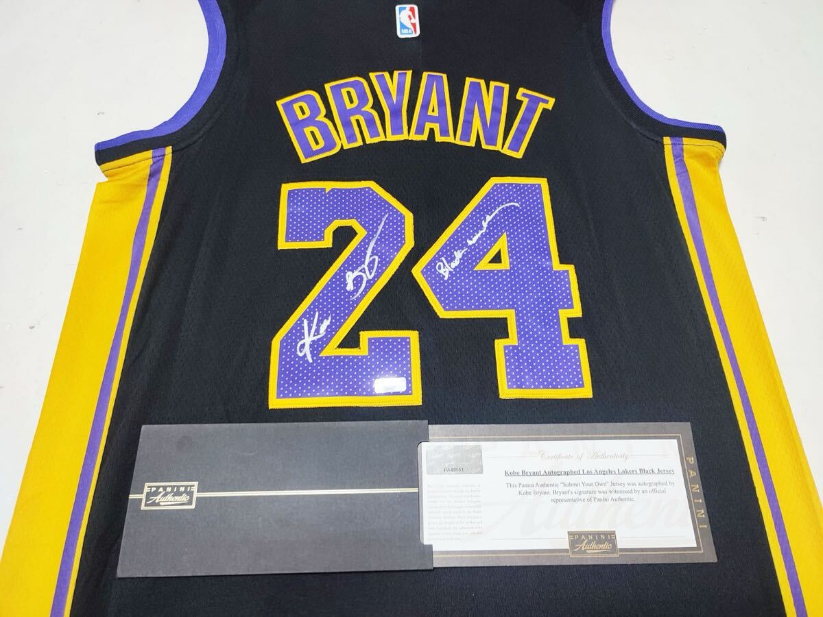 PANINI NBA レイカーズ コービー 直筆サイン入り ユニフォーム レブロン ジョーダン 八村塁拍卖