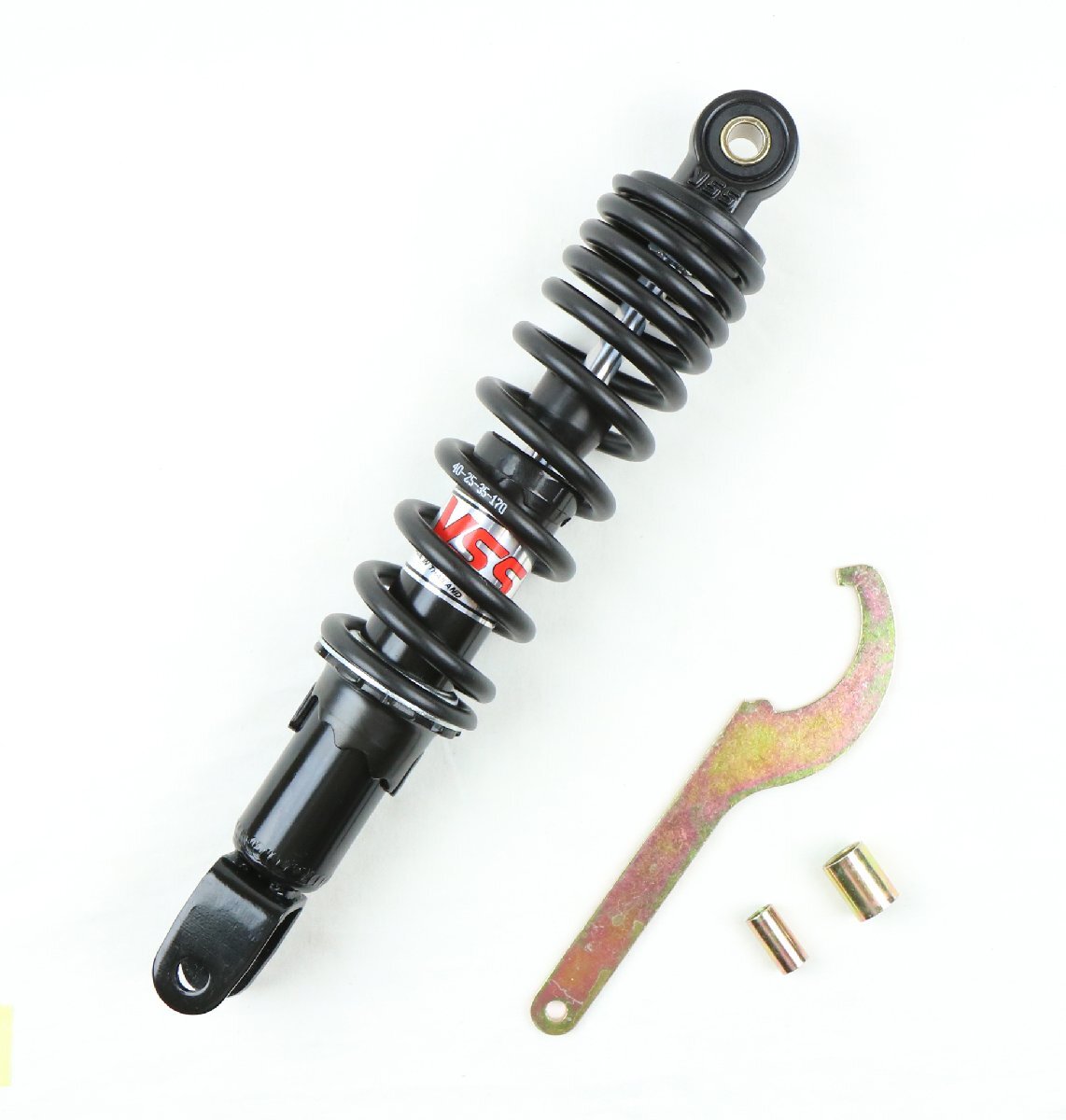 ★YSS製 リアショックアブソーバー 290mm アドレスV100 ブラックスプリング拍卖