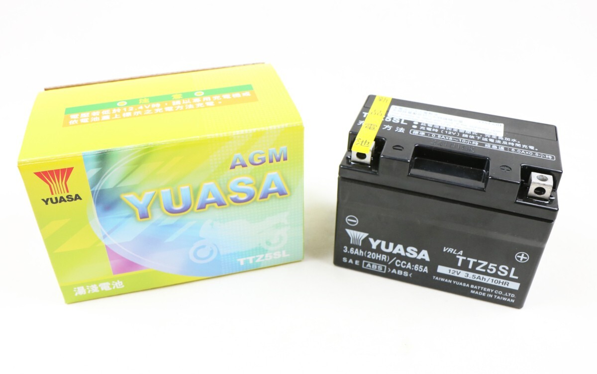 在庫有当日発送 TAIWAN YUASA 台湾ユアサ TTZ5SL 液入り充電済み 互換YTZ5S GTZ5S GTZ4V拍卖