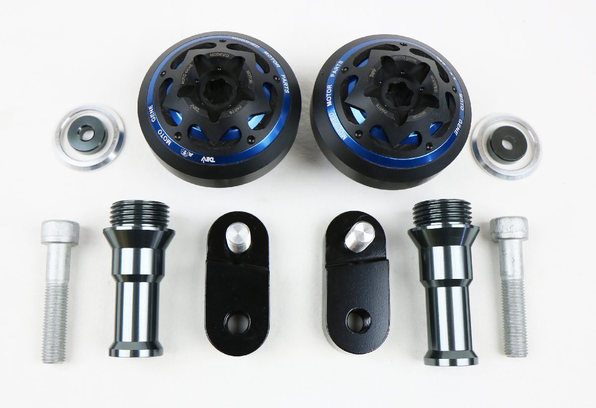 【在庫限り】DIMOTIV DI-FG2-KA-06-TM/B カウルスライダー ダンパータイプ 本体チタン/ダンパーブルー ZX-10R拍卖