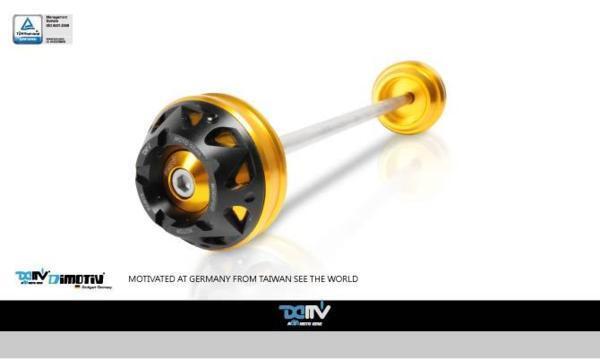 【在庫限り】DIMOTIV di-ras3d-ka-11-g 3Dリアアクスルスライダー ゴールド VN650(Vulcan S) '15-'16拍卖