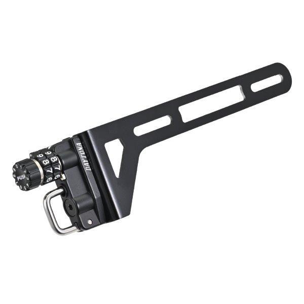 在庫有当日発送 48520 デイトナ Daytona ヘルメットホルダー ヘルメットロック ダイヤルタイプ ナンバープレート用 左側 汎用拍卖