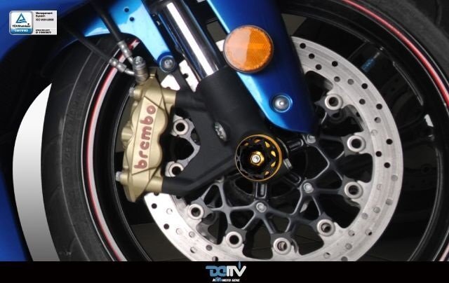 【在庫限り】DIMOTIV di-fas3d-su-06 3Dフロントアクスルスライダー ゴールド GSX-R1000 '12-'16拍卖