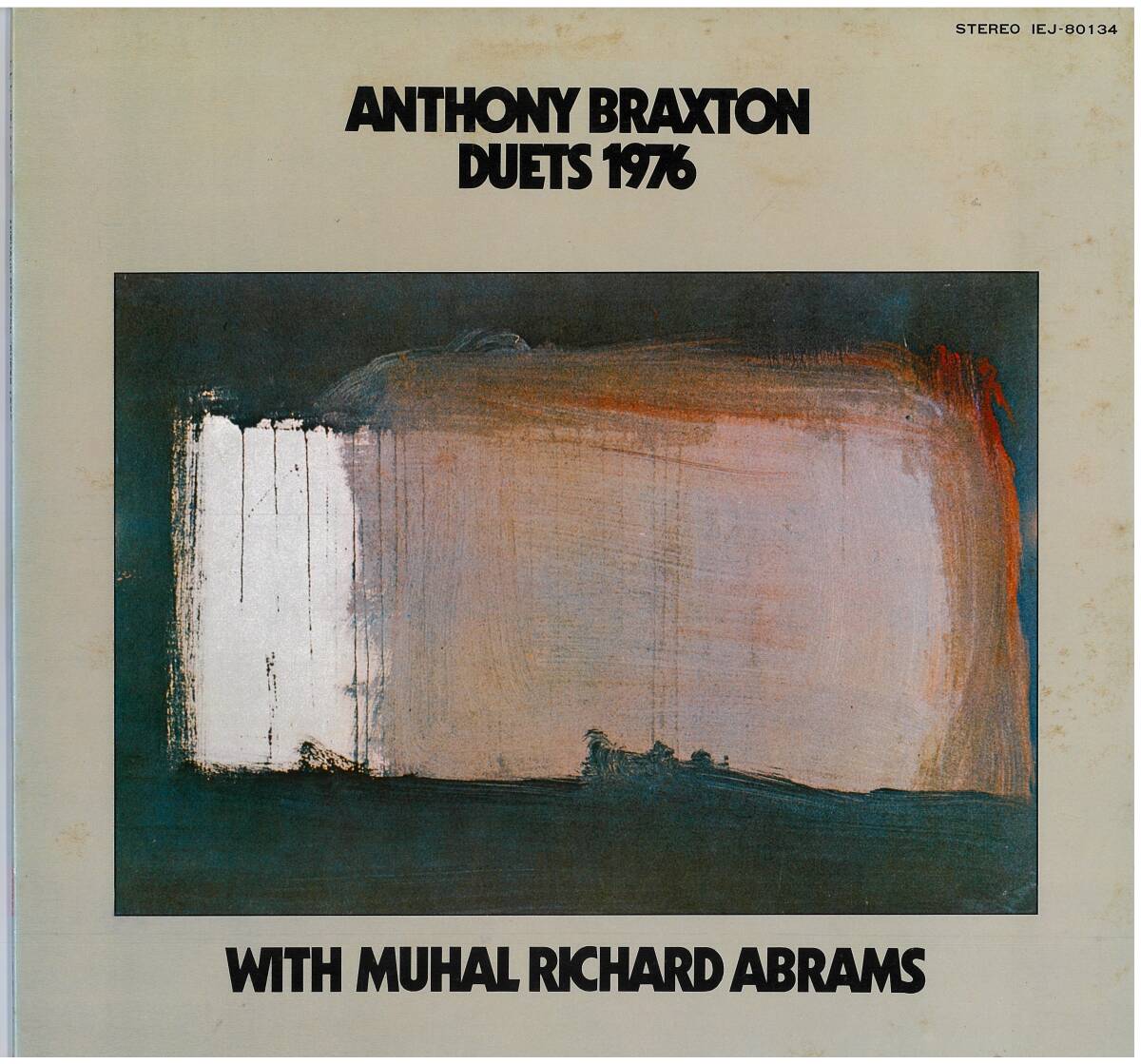 Anthony Braxton With Muhal Richard Abrams / Duets 1976 / レコード 日本盤 IEJ-80134 '77拍卖