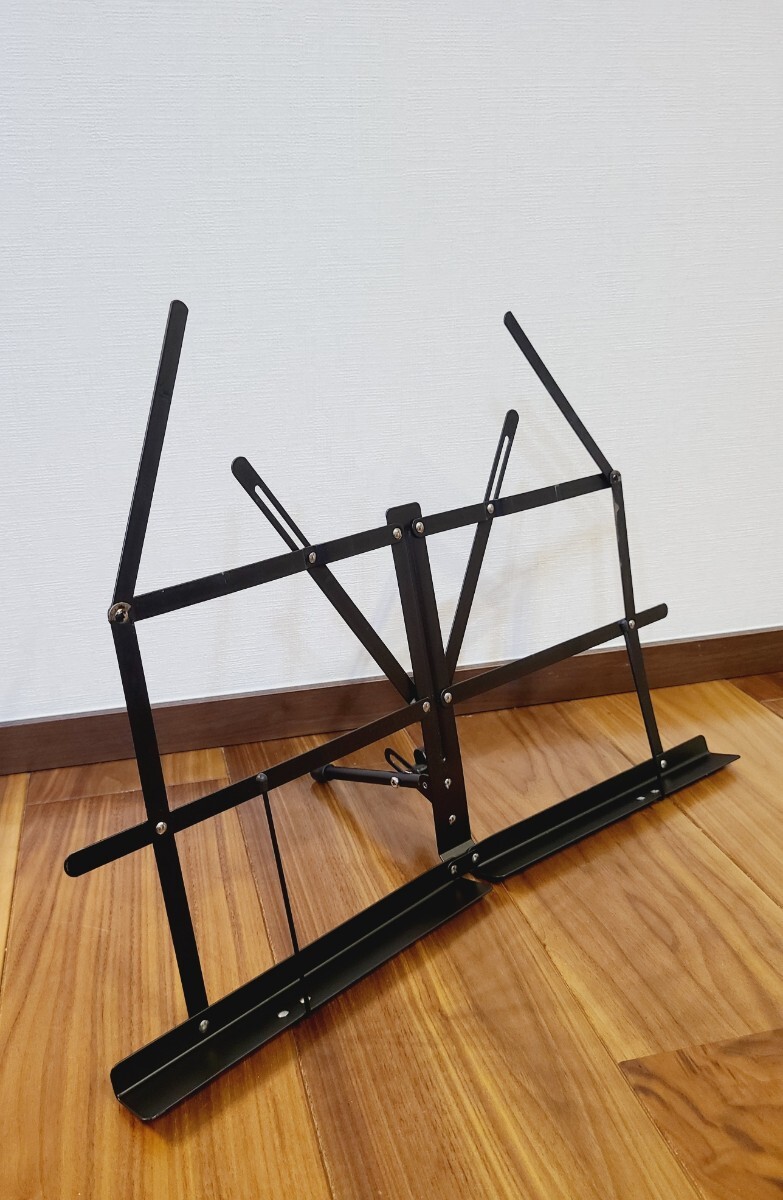 卓上 譜面台 ソフトケース付き 軽量スチール製 折りたたみ式 角度調節可拍卖