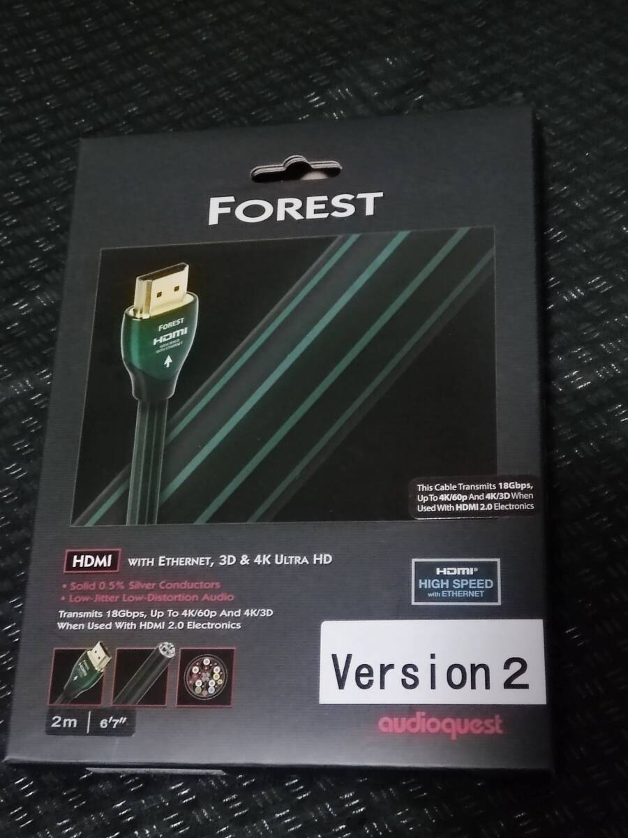 audioquest FOREST HDMIケーブル 2.0m HDMIFOR02拍卖