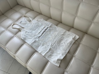■超希少!未使用品 LGB ルグランブルー Blach Out ホワイトタンクトップ サイズ 0拍卖