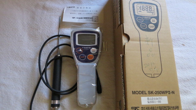 SATO 防水型デジタル温度計 SK-250WPⅡ-N SWPⅡ-06M拍卖