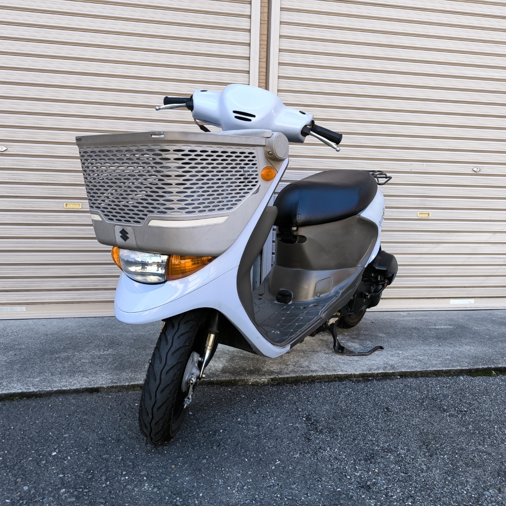 レッツ4バスケット 前かご付き 4ストFI インジェクション 原付 バイク 大阪から拍卖