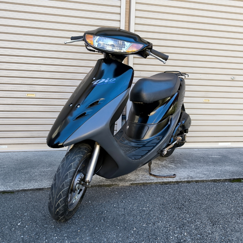 ライブディオ dio AF34 バッテリー新品 サイドスタンド付 2スト 原付 バイク 大阪拍卖