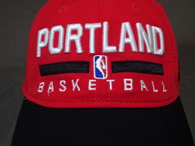 激レア USA購入 アディダス【adidas】NBA バスケ ポートランド トレイルブレイザーズ【Portland Trail Blazers】ロゴ刺繍入りCAP 中古良品拍卖