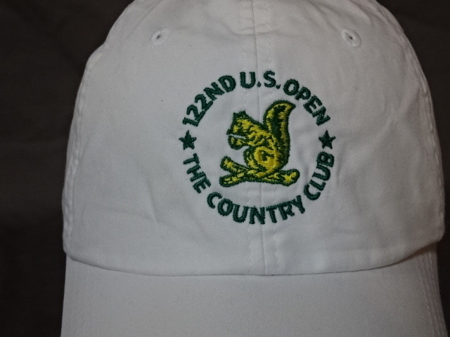 激レア USA購入 第122回 全米オープンゴルフ選手権【122RD U.S. OPEN 】【THE COUNTRY CLUB】【USGA MEMBER】ロゴ刺繍入りキャップ中古良品拍卖