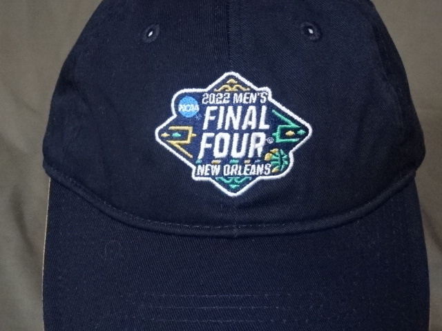 激レア USA購入 USカレッジ カレッジバスケ最高峰【2022 NCAA MEN'S BASKETBALL】【FINAL FOUR NEW ORLEANS】ロゴ刺繍入りキャップ 未使用拍卖