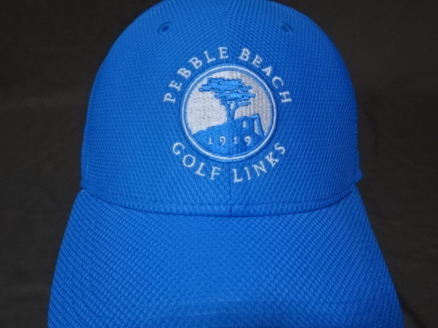 激レア USA購入 ニューエラ ゴルフ【NEW ERA GOLF】ゴルフメジャー大会 開催 【PEBBLE BEACH GOLF LINKS】 ロゴ刺繍入り キャップ 中古良品拍卖