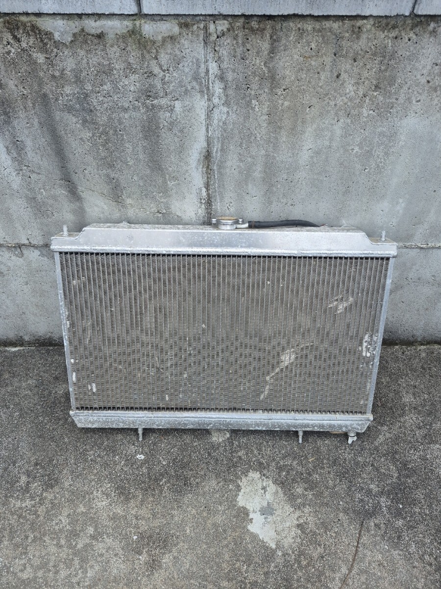 NISSAN 日産 s14シルビア SR20DET アルミラジエーター 55mmワイドタイプ s13s14s15 180sx Drift Grip拍卖