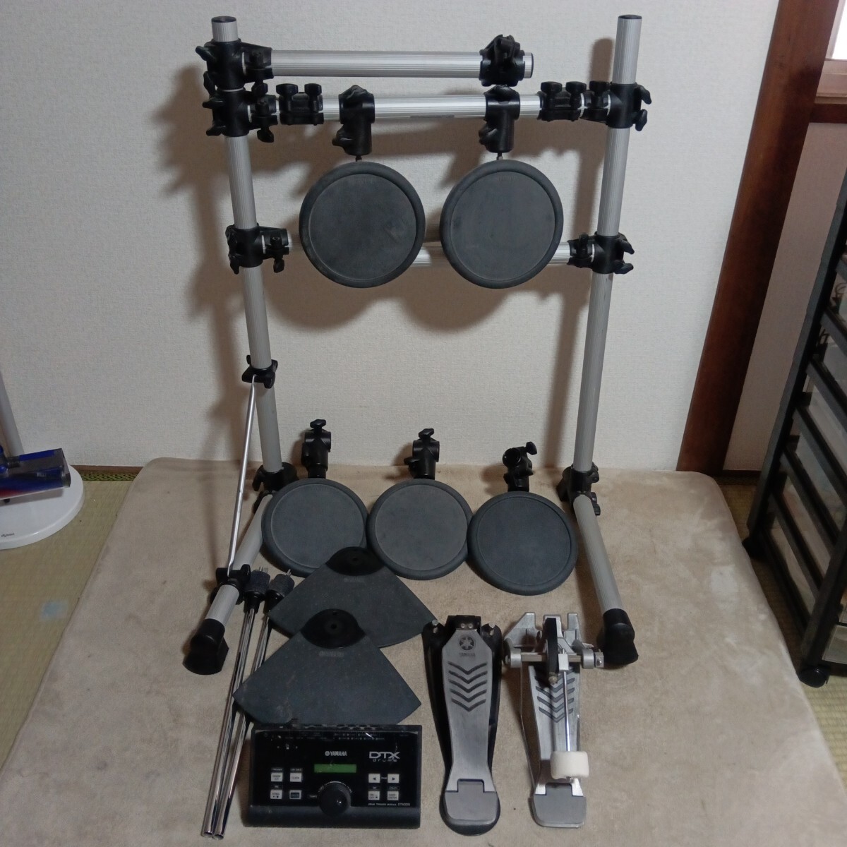 YAMAHA ヤマハ 電子ドラム DTX500 電子ドラムセット ジャンク品拍卖