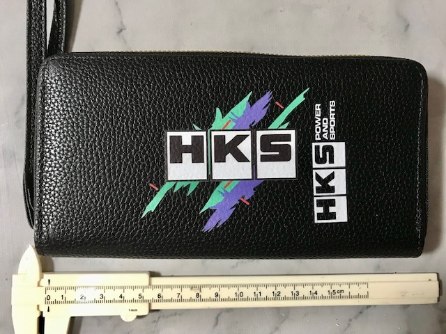 送料無料 誰も持ってない? さり気なく目立つ! HKSロゴ  レザー調 財布 スープラ GTR フェアレディZ ヤリス 86 フィット 拍卖