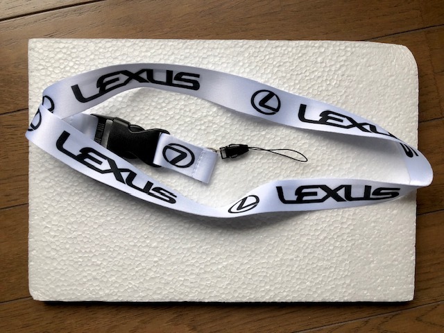 オフ会の必需品? レクサス LEXUSロゴ 白 ネックストラップ 送料サービス LC500 LS500 RX300 LX570 UX200 IS300 ES300 GS300 拍卖