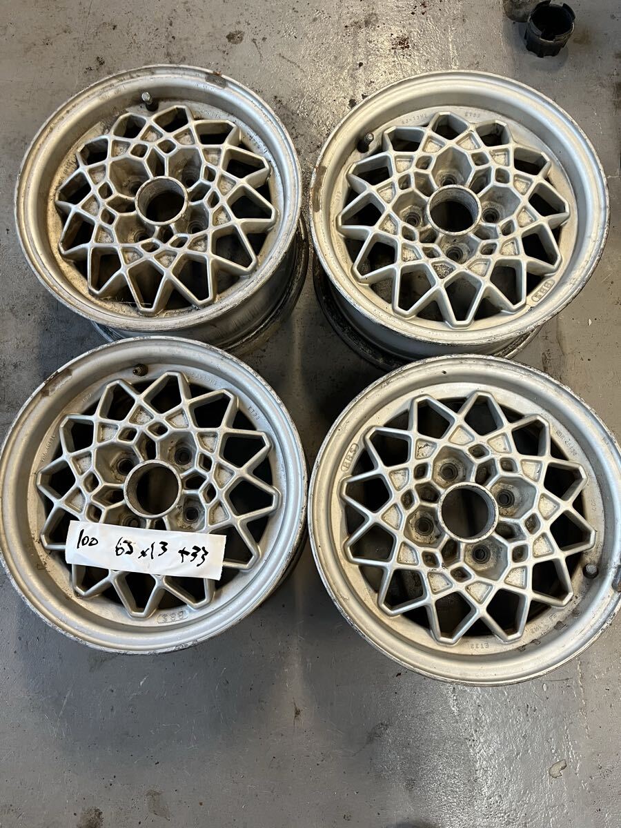 PCD100 BBS 当時物 旧車 6J×13 +33 希少拍卖