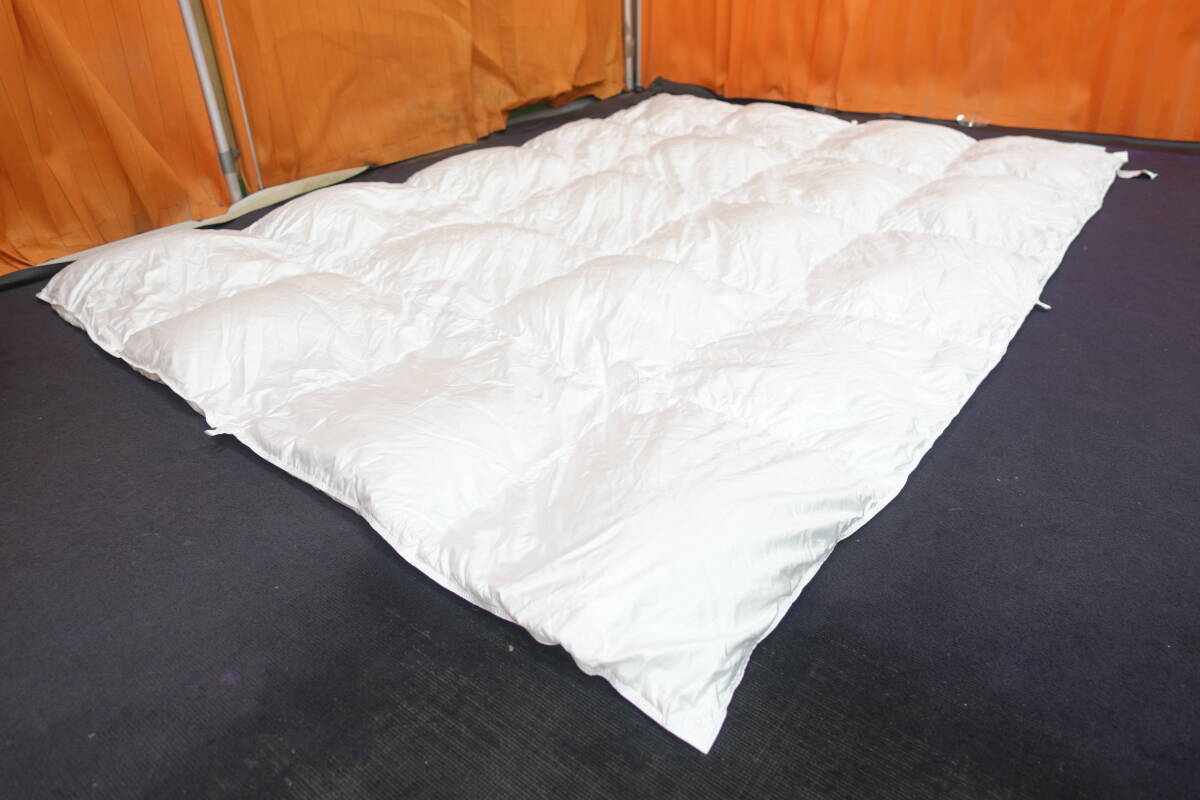 719 送料無料 展示品 フランスベッド JOORYU ポーランド産ホワイトグース 肌掛け羽毛布団 シングルサイズ拍卖