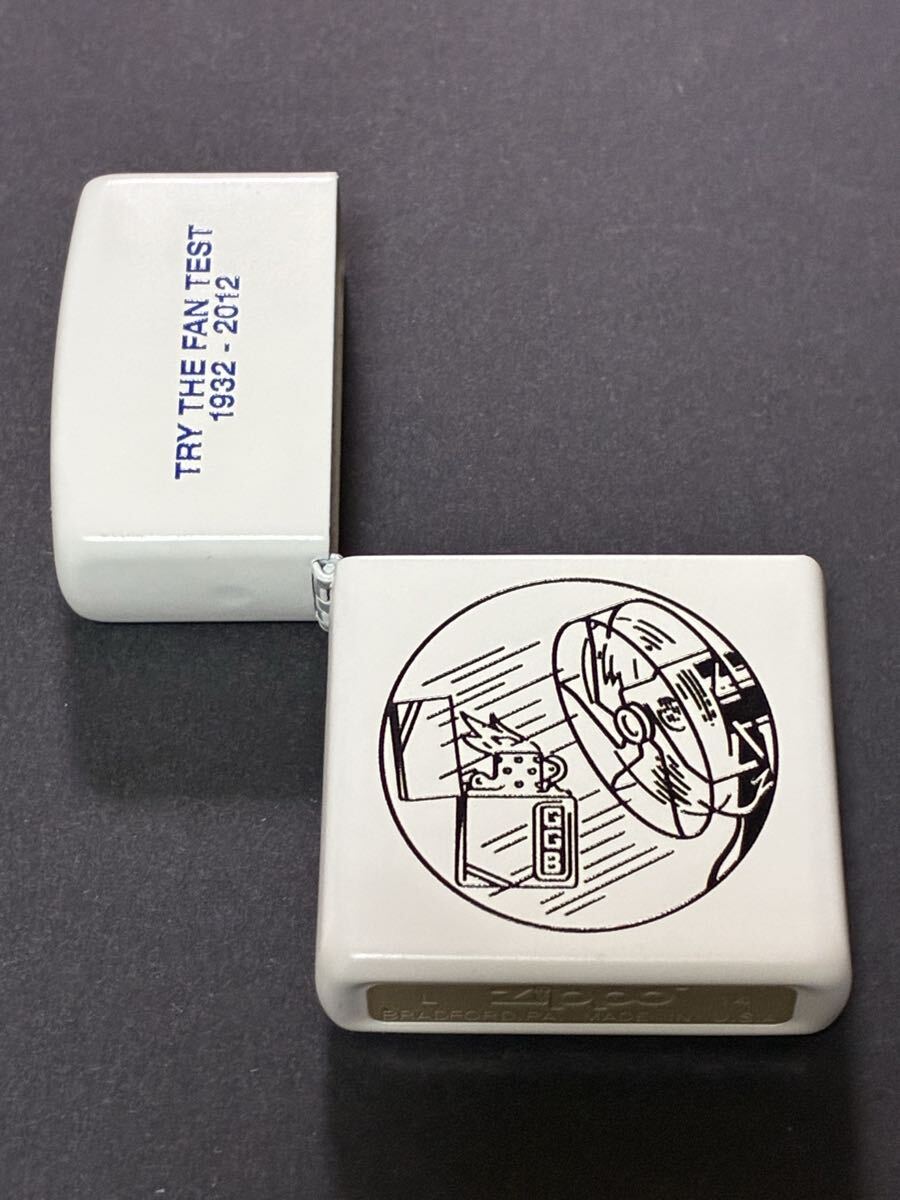 zippo 扇風機 前面加工 外側ケース アウター ホワイト 希少モデル 2014年製拍卖
