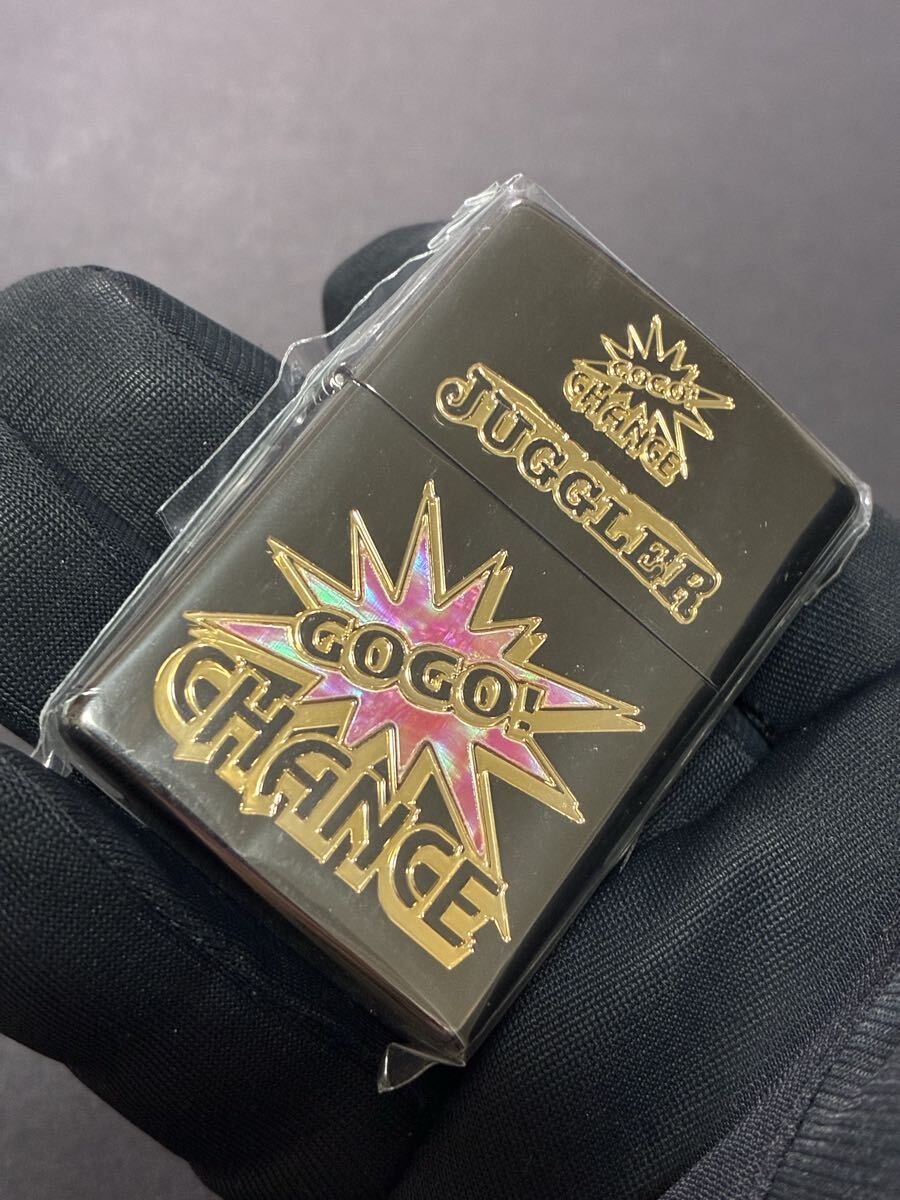 zippo ジャグラー シェル 2面刻印 ブラック 特殊加工 希少モデル 2022年製 GO GO CHANCE JUGGLER拍卖