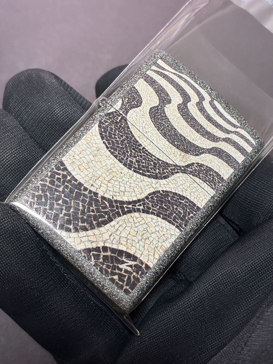 zippo ストーン 前面加工 特殊加工 2016年製 シルバーインナー 2016年製拍卖