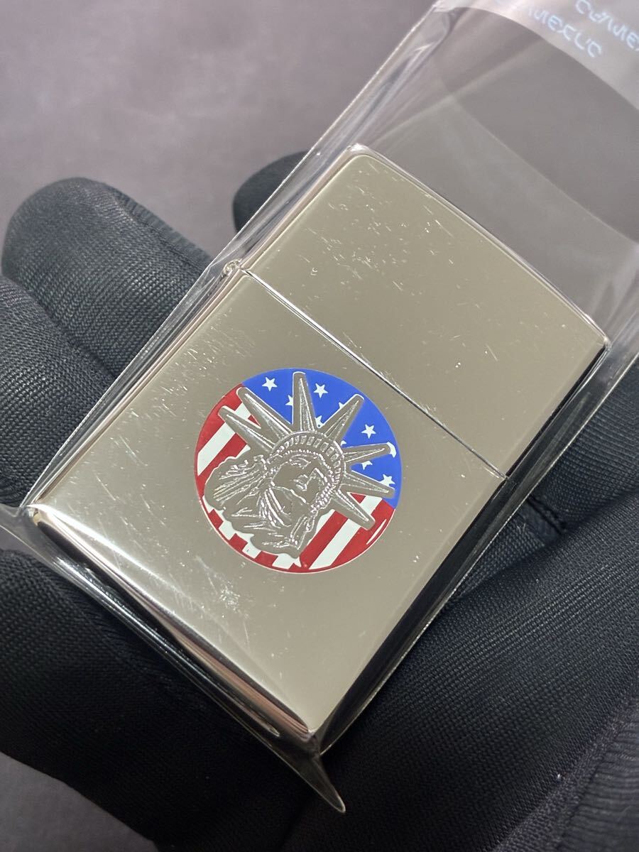 zippo 自由の女神 ヴィンテージ シルバー 希少モデル 1998年製 シルバーインナー 1998年製拍卖