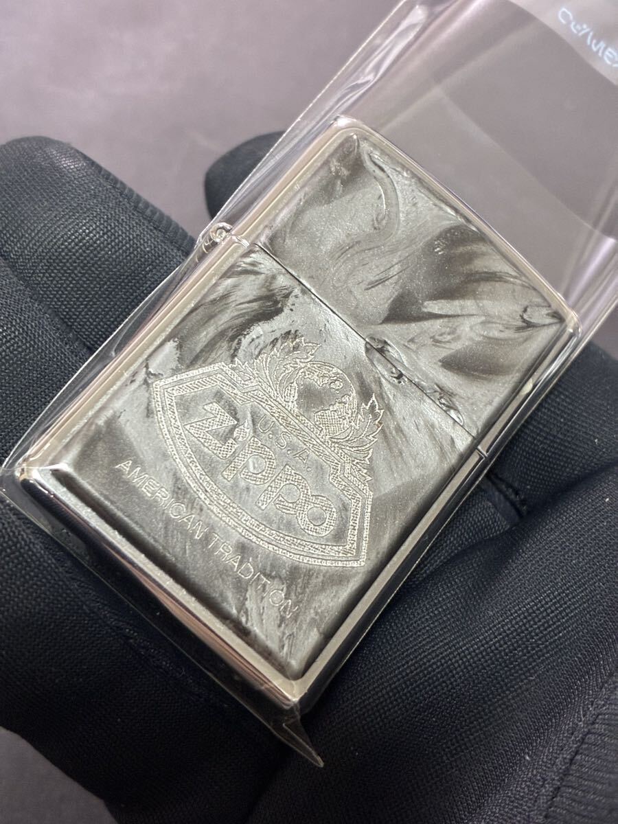 zippo U.S.A 特殊プレート シルバー 希少モデル 2003年製 シルバーインナー 2003年製拍卖