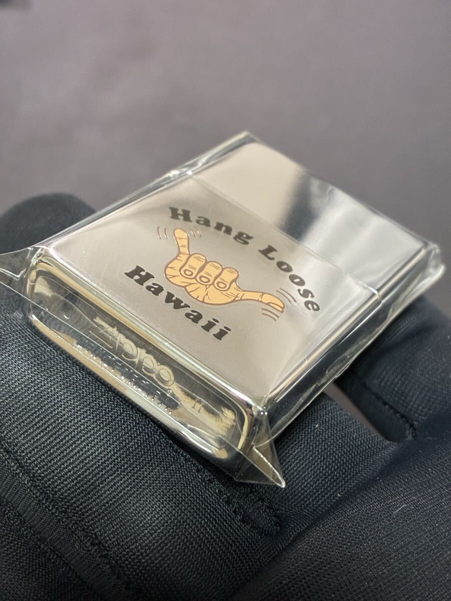 zippo ハワイ ヴィンテージ 1986年製 Hang Loose Hawaii 希少モデル シルバーインナー 1986年製拍卖
