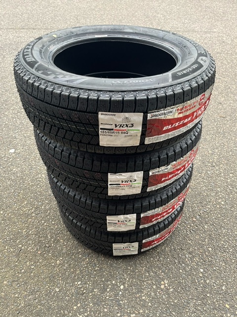 2025年製 日本製 VRX3 185/60R15 84Q 4本送料込76,000円~ 新品 ブリヂストン ブリザック BS 正規品 スタッドレスタイヤ 冬タイヤ 乗用車拍卖