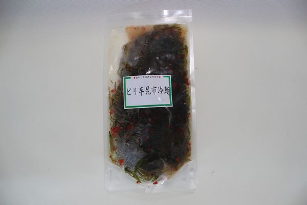 〔業務用大量・お買い得〕ピリ辛昆布冷麺1kg〔E〕北港直販☆こんぶ・コンブ☆拍卖