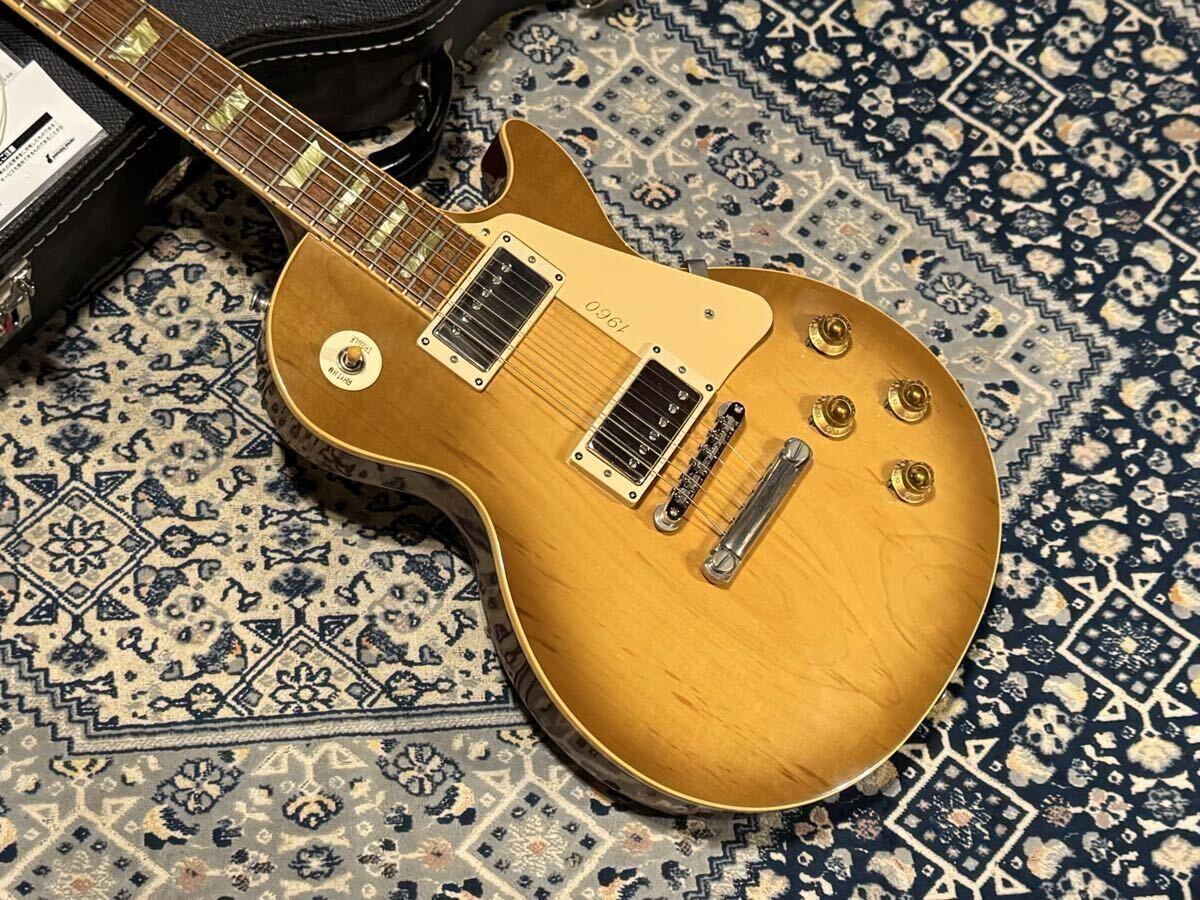 美品 山野楽器 2006年製 Gibson Les Paul Classic Premium 60s Burst ヴィンテージ ギブソン レスポール クラシック ハニーバースト 4.3kg 拍卖