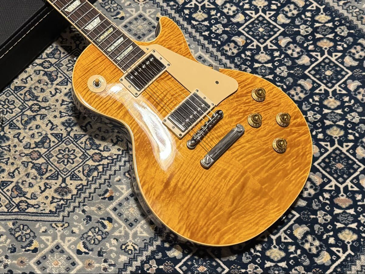 山野楽器 選定品 2004年製 Gibson LesPaul Standard AAA+ 60s Vintage Lemon Burst ギブソン レスポール スタンダード レモン バースト 4kg拍卖