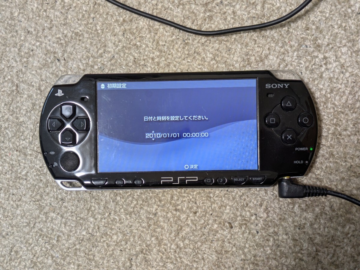 PSP-2000 中古 バッテリーパック無し 作動快調 ピアノブラック拍卖