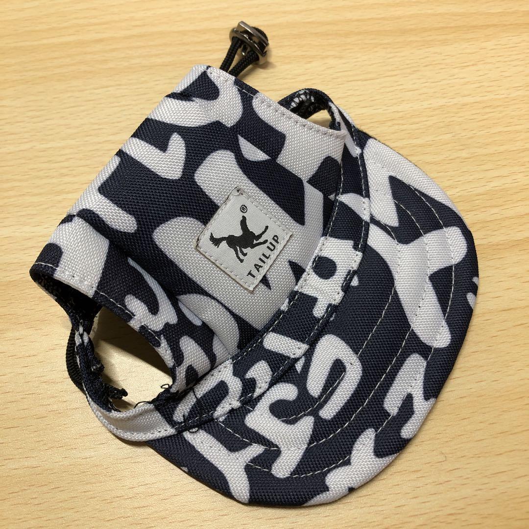 ペット用 帽子 耳穴あり Mサイズ 小型犬 迷彩柄拍卖