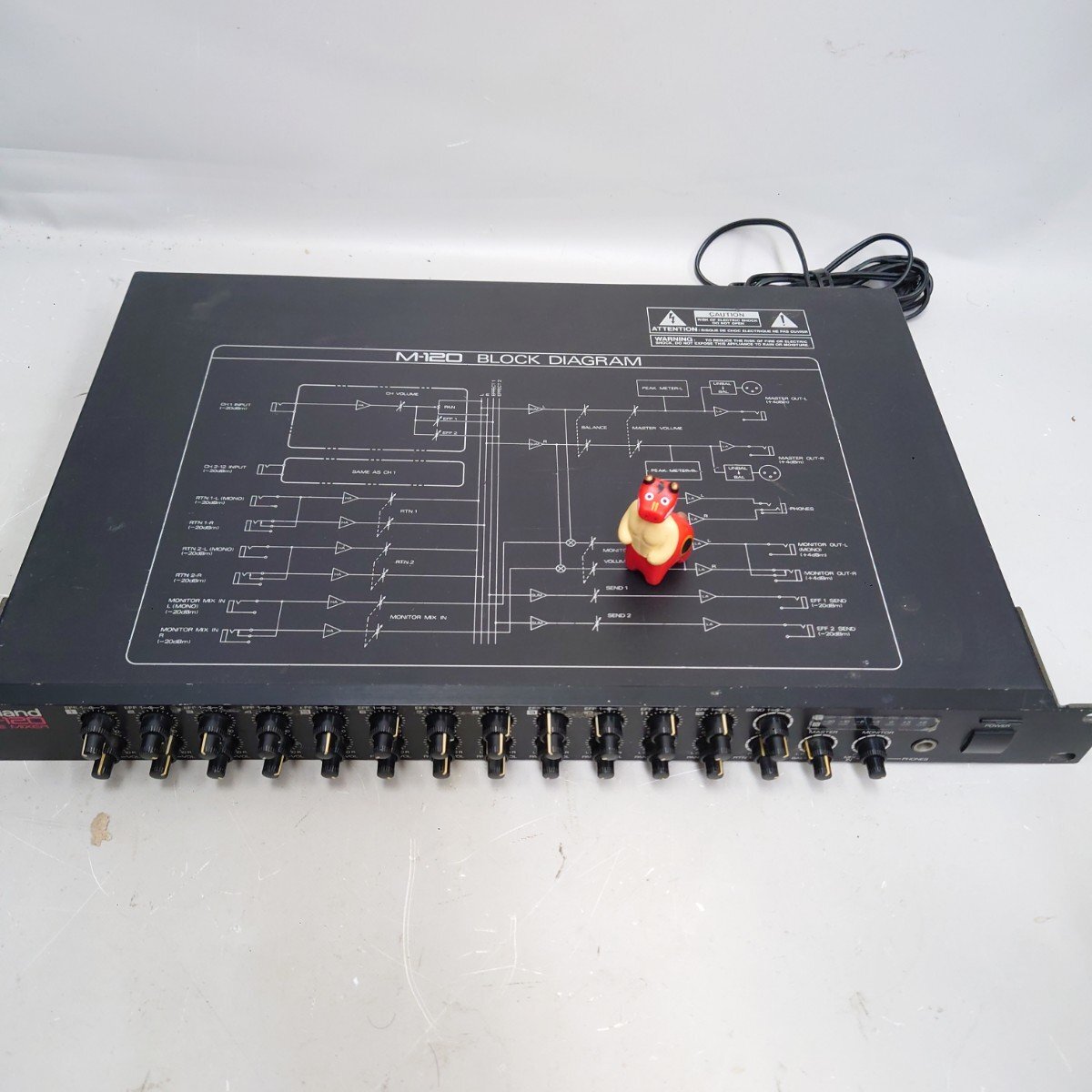 Roland M-120 Line Mixer ラインミキサー 本体のみ 送料無料 12チャンネル入力 音響機器 ローランド 動作品 (z-2278)拍卖