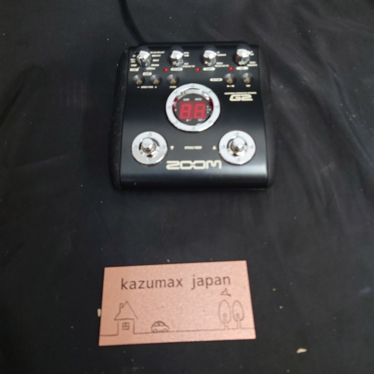 ZOOM G2 Guitar Effects Pedal マルチエフェクター 本体のみ 送料無料|ズーム ギターエフェクター(k-443)拍卖