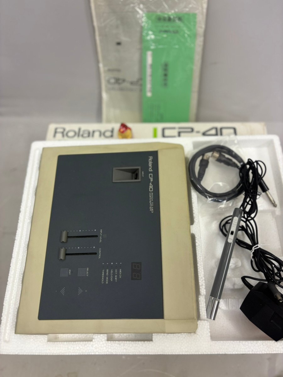Roland CP-40 Digital Pen Controller 動作品 ペン付き 元箱・取扱説明書付属 ローランド MIDI入力装置(z-2317)拍卖
