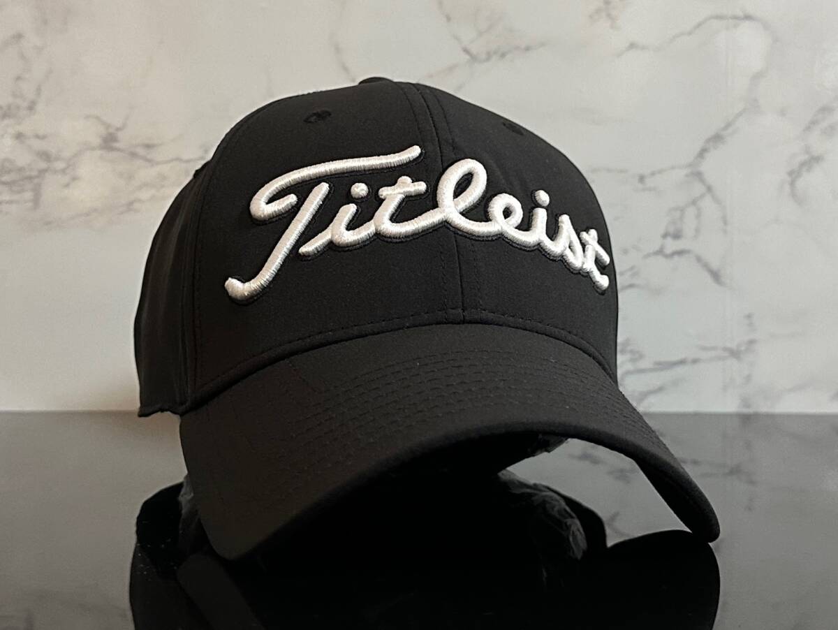 【未使用品】361KA 訳あり★Titleist タイトリスト ゴルフ キャップ 帽子 CAP 上品で高級感のあるブラックにホワイトロゴ♪《FREEサイズ》拍卖