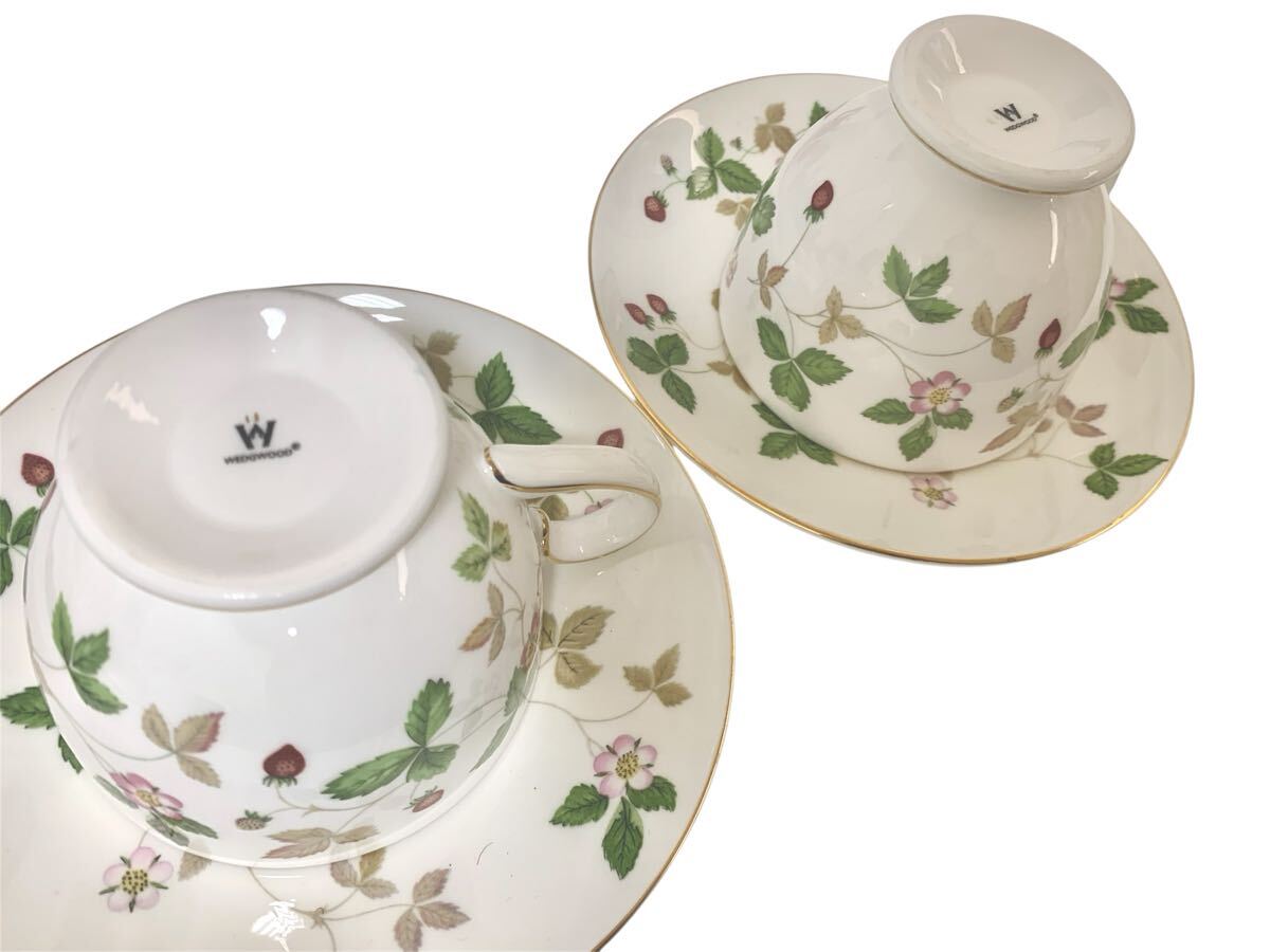 ★WEDGWOOD ウェッジウッド ワイルドストロベリー カップ&ソーサー拍卖
