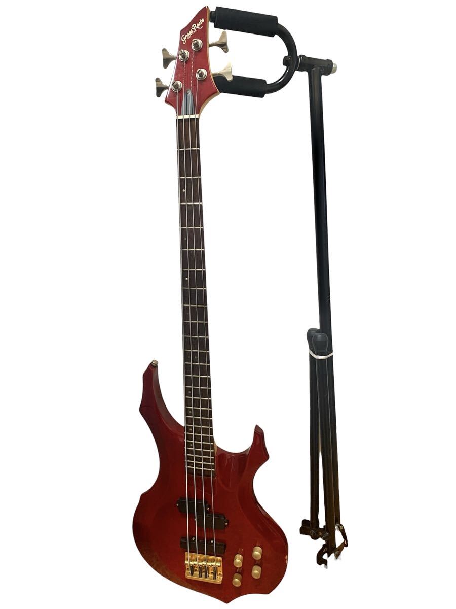 ★Grass Roots エレキベース グラスルーツ スタンド ソフトケース付 音出し未確認拍卖
