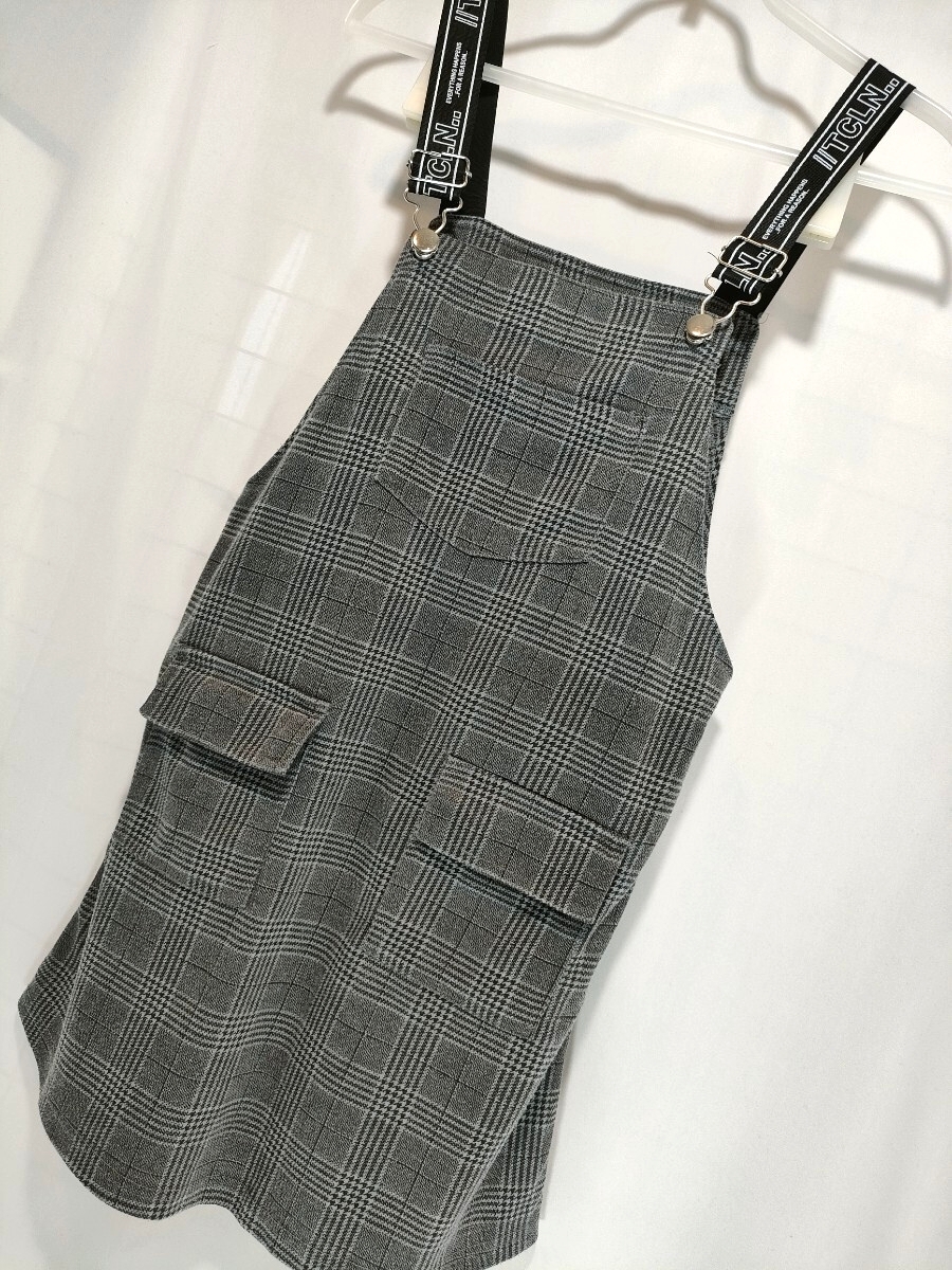 【★送料無料★女の子用 USED エプロンワンピース★150サイズ★twocolon★ 】拍卖