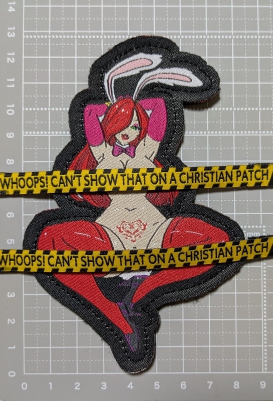 【絶版品】 レッド バニーガール パッチ拍卖